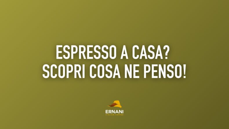 Copertina del video "Espresso a casa? Ecco cosa ne penso" da Martina di Caffè Ernani