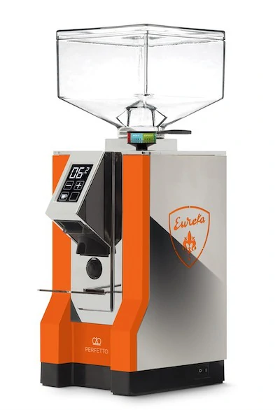 Macinino Eureka mignon elettrico professionale argento e arancione